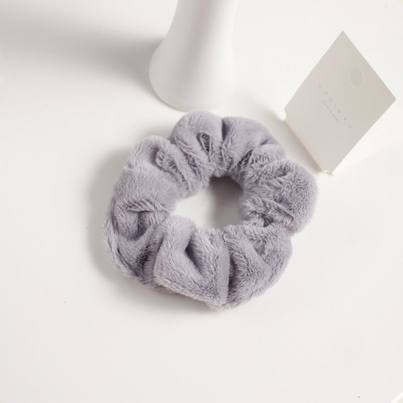 Girly cute plush Hair Scrunchie