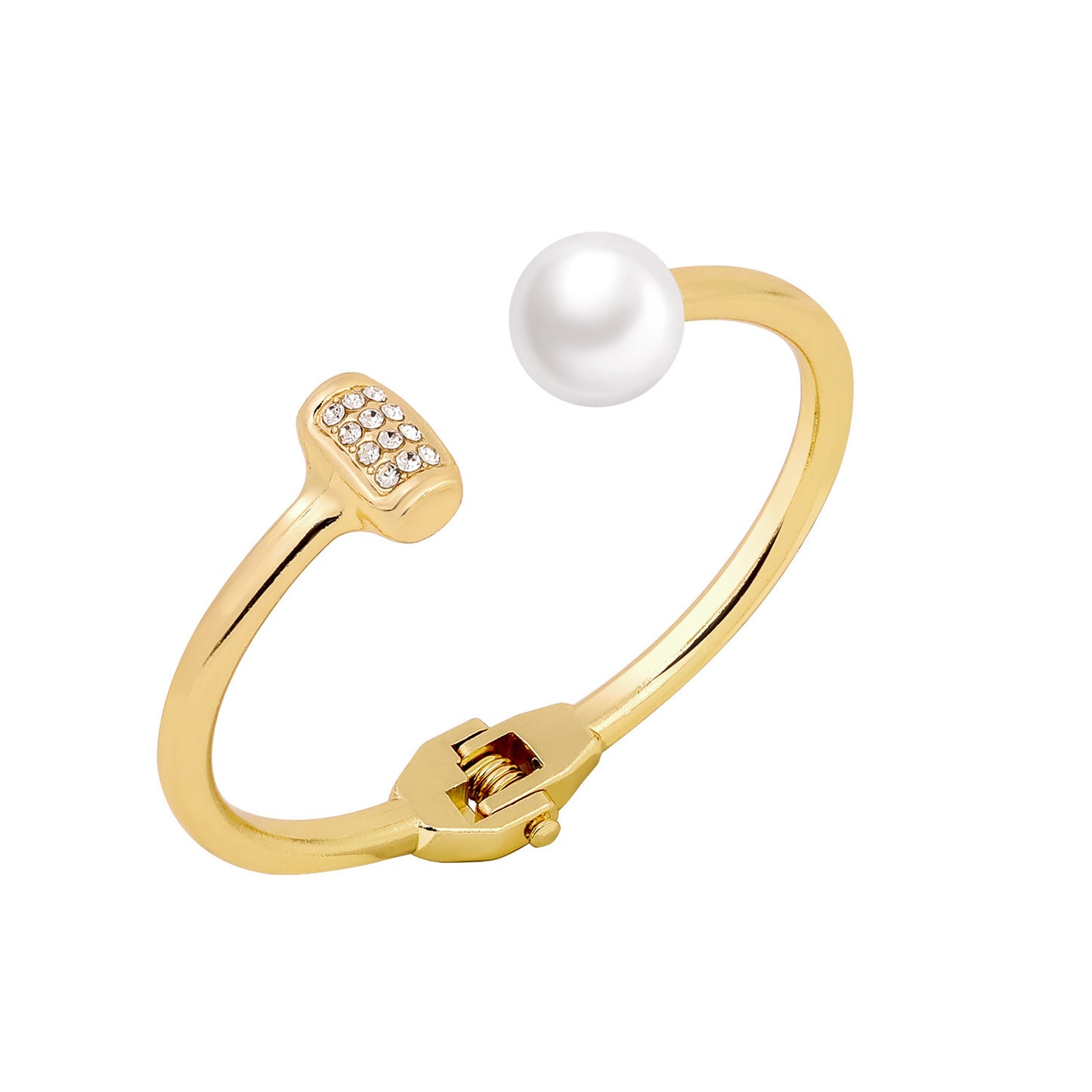 Retro Minimalism Temperament Pearl Alloy Bracelet
