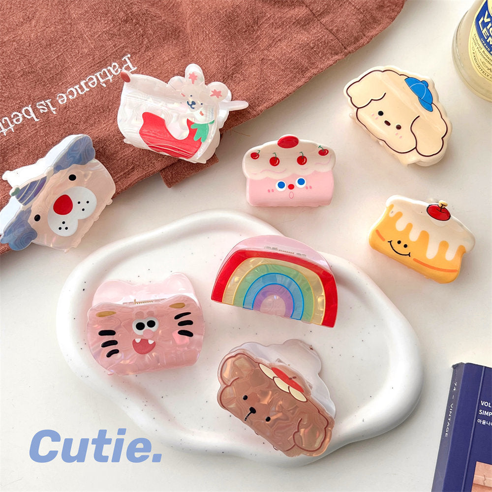 Funny Cartoon Cropped Hair Clips