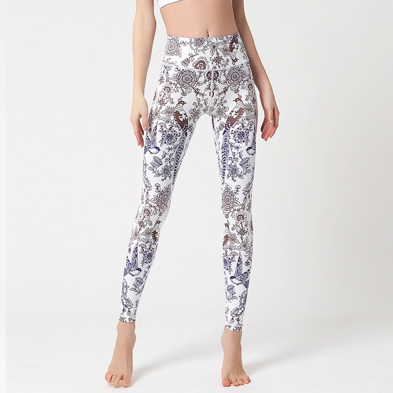 Mode Tie Dye Leggings Frauen Fitness Yoga Hosen
