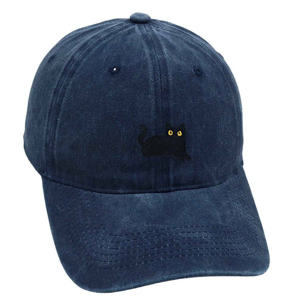 Retro Distressed Men And Women Peaked Cap