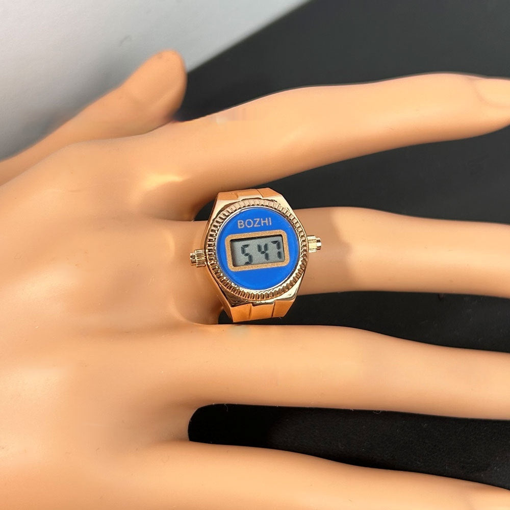 Women's Fashion Digital Display Mini Ring Watch