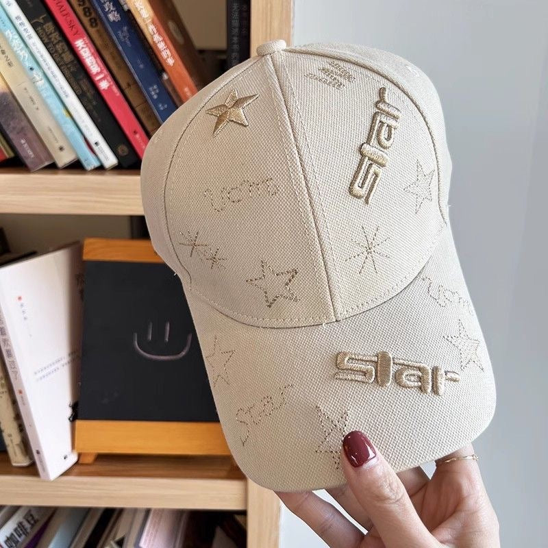 Lovers Wild Casual Sun-proof Face-looking Small Peaked Cap