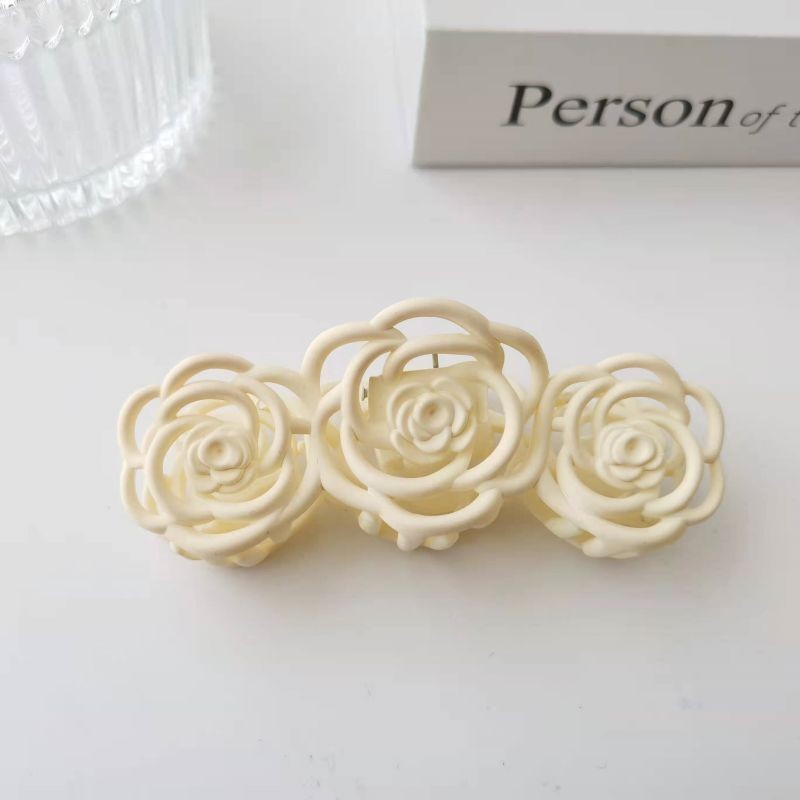Rose Flower Style Hair Claw