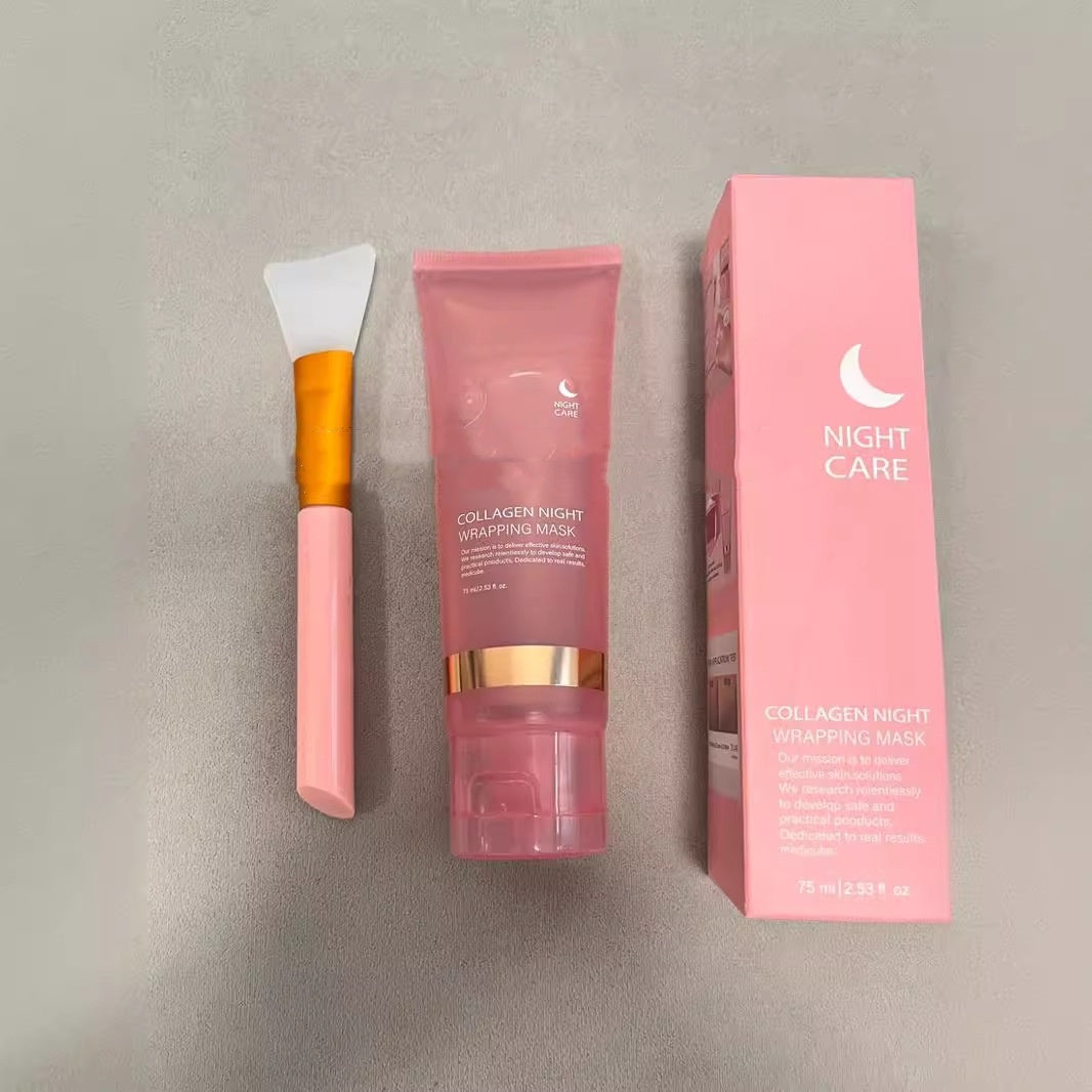 Gesichtsmaske Collagen Wrapping Mask Straffende Elastizität & Feuchtigkeitsversorgung Anti-Falten Für die Hautpflege