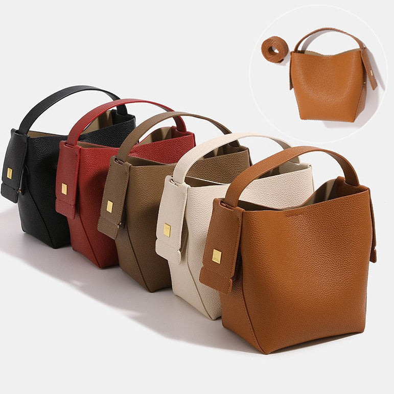 Simple Vintage Commuter Women Crossbody Luxury Leather Bag