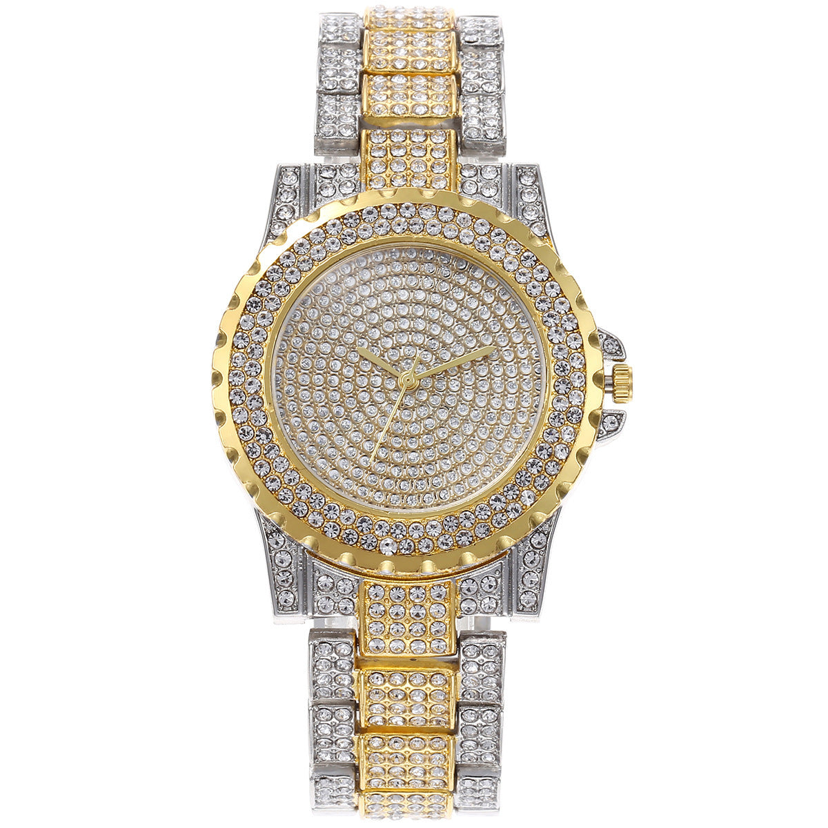 Mode Diamant Band Quarzuhr mit Armband