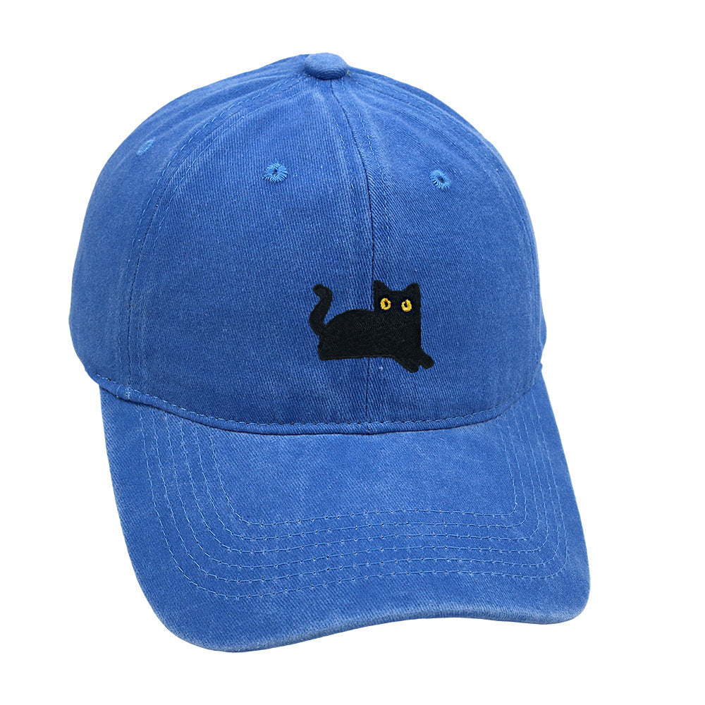 Retro Distressed Men And Women Peaked Cap