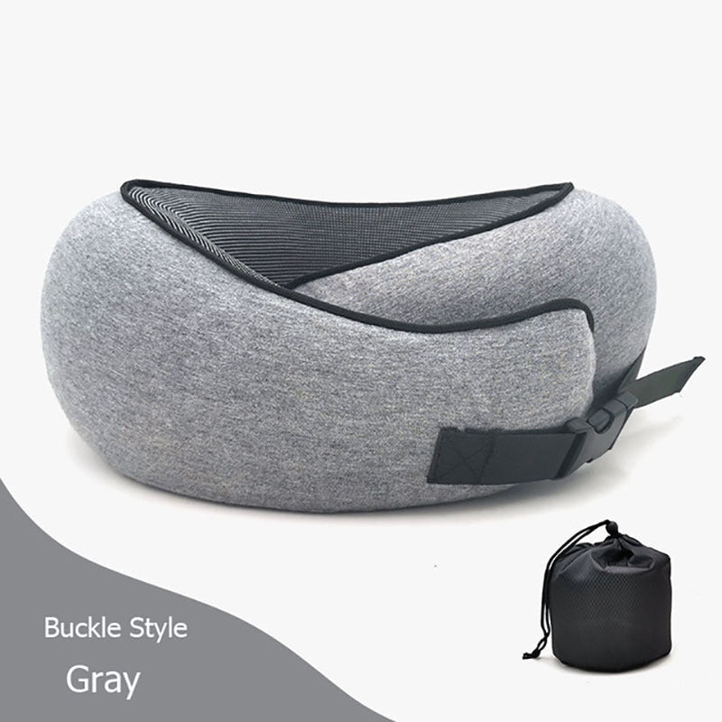 U-Shaped Travel Memory Cotton Nap Neck Pillow