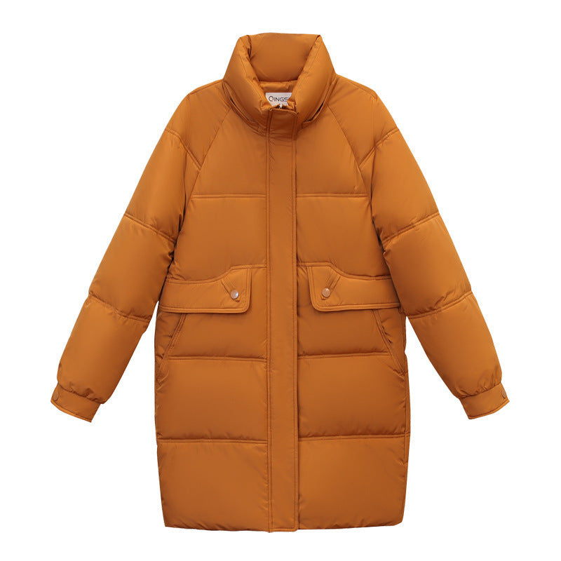 Modische Daunenjacke mit Baumwollfutter