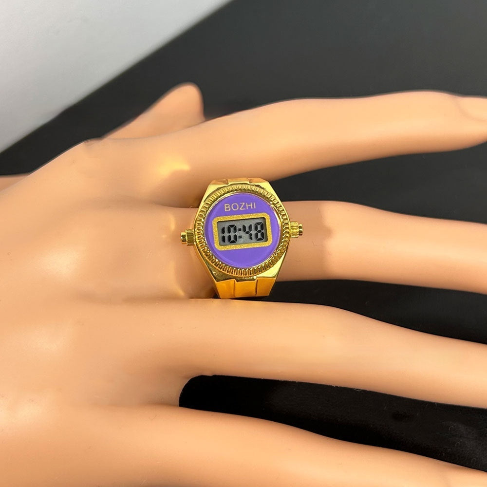 Women's Fashion Digital Display Mini Ring Watch