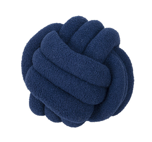 Spherical Lamb Wool Bedside Cushion