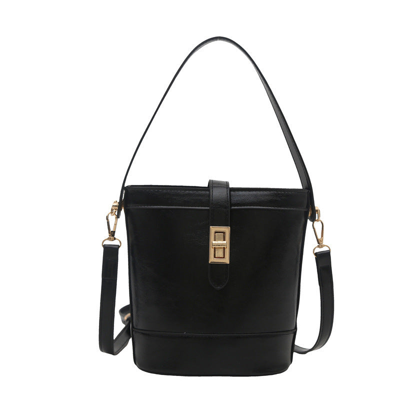 Hand Holding Bucket Women's One Shoulder Crossbody Bag