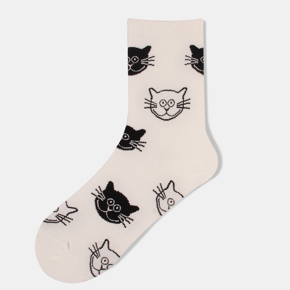 New Cute Cartoon Cat Casual Women's Socks
