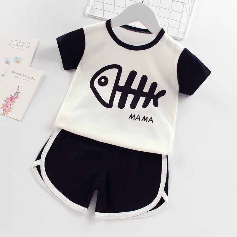 Summer Children's Vest And Shorts Suit