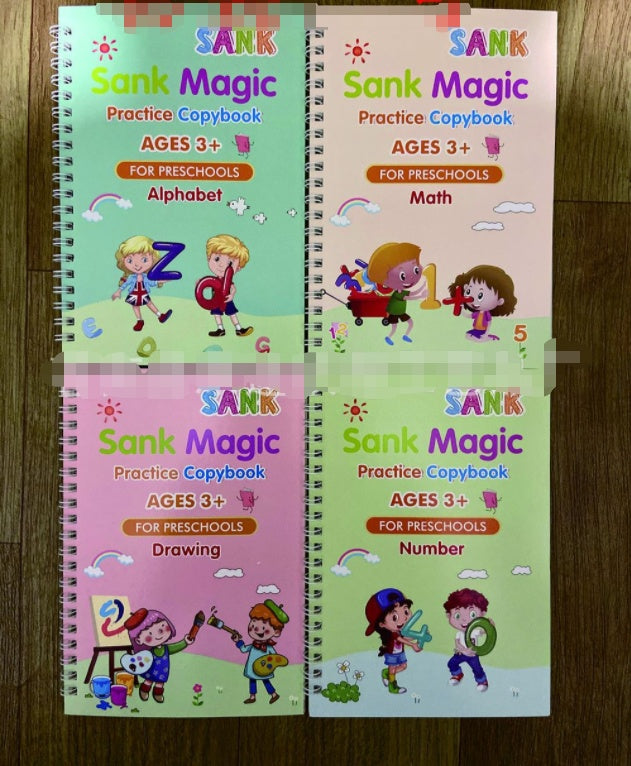 Kids Full English version of calligraphy stickers