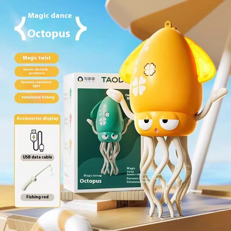 Octopus Automatic Sensing Obstacle Avoidance DancingToy
