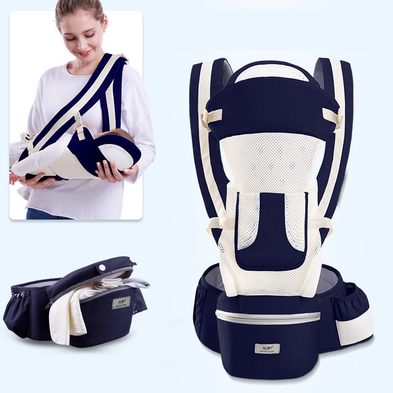 Infant Baby Hipseat Carrier 3 In 1 Front Facing Ergonomic Kangaroo Baby Wrap Sling