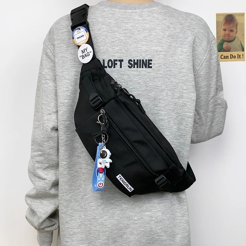 Trendy One-shoulder Chest Bag