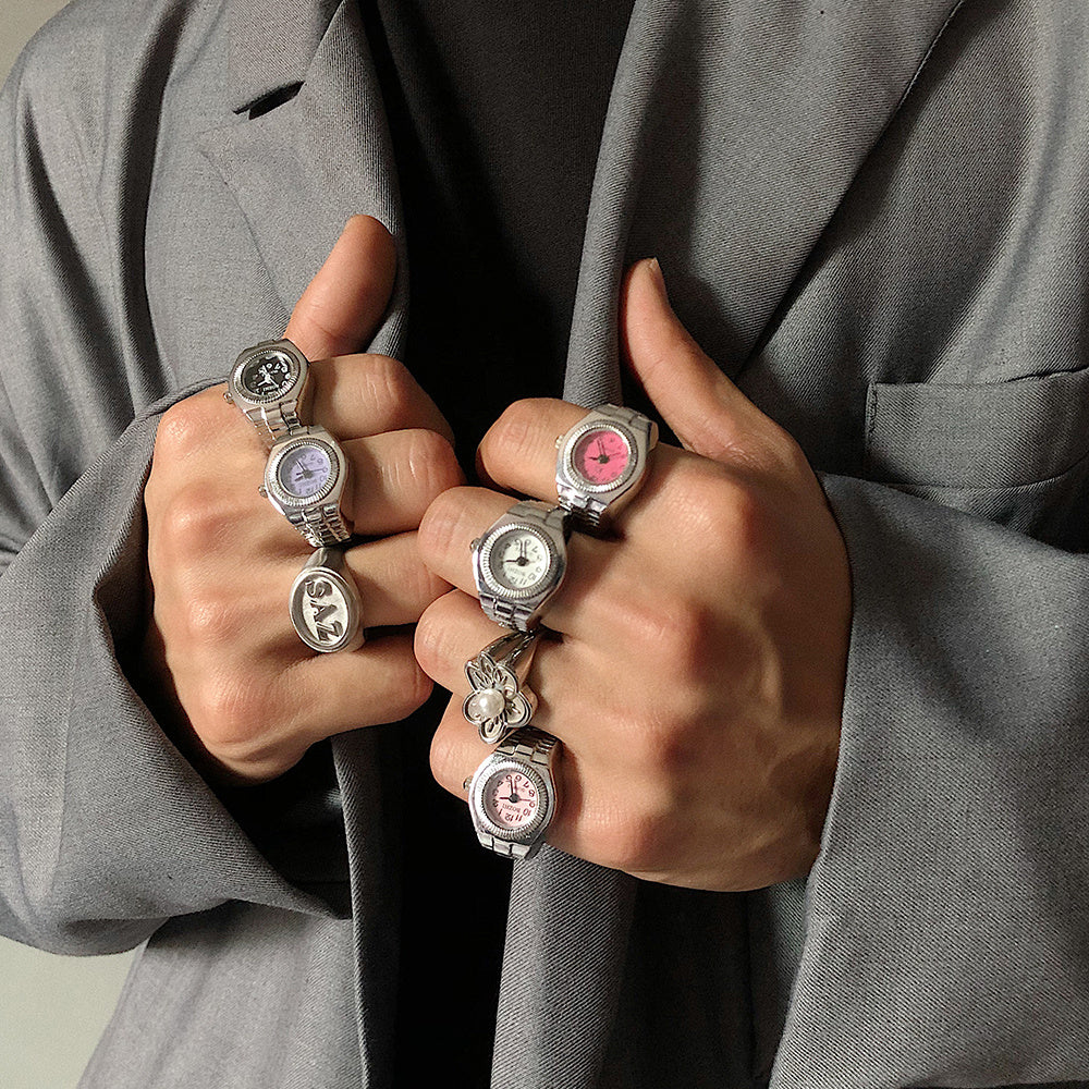 Men Fashion Ring Watch