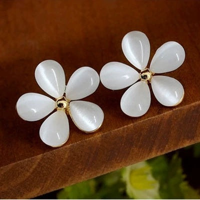 Mode Ohrringe Blume süß und sanft