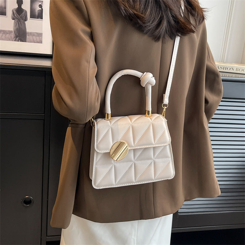 French Minority Design Rhombus Small Handbag