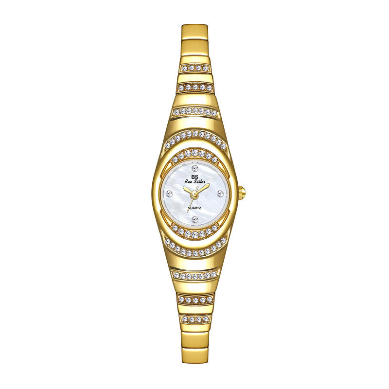 Ladies Gold Diamond Wristwatch