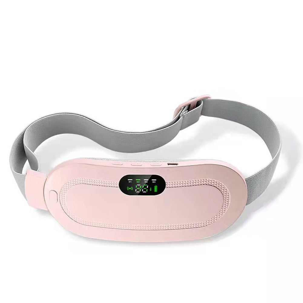 Menstrual Heating Pad Smart Warm Belt Relief Waist Pain Cramps Vibrating Abdominal Massager