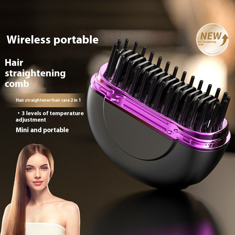 Curling Or Straightening Ceramic Heating Mini Hair Straightener