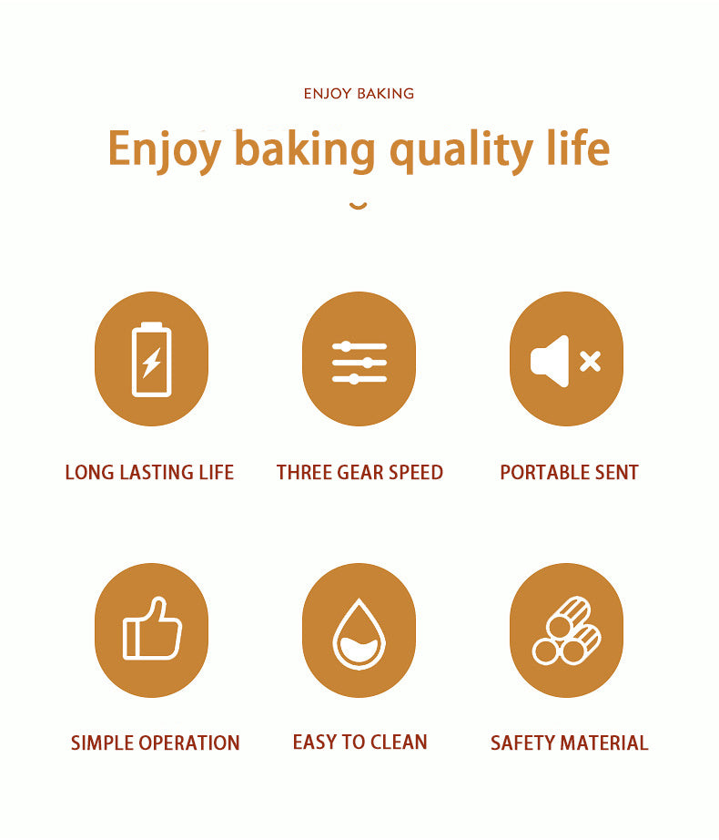 Hand-held Electric Whisk for Baking Cake Egg