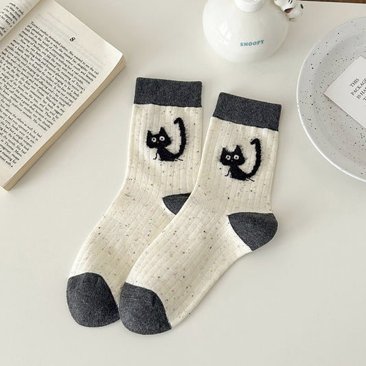 Cartoon NEPs Yarn Socks