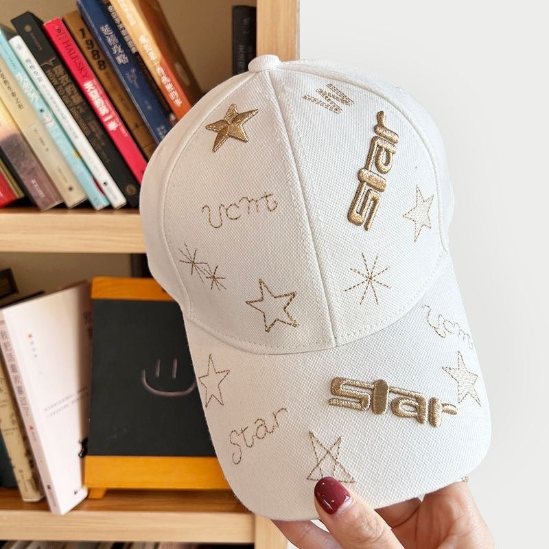 Lovers Wild Casual Sun-proof Face-looking Small Peaked Cap
