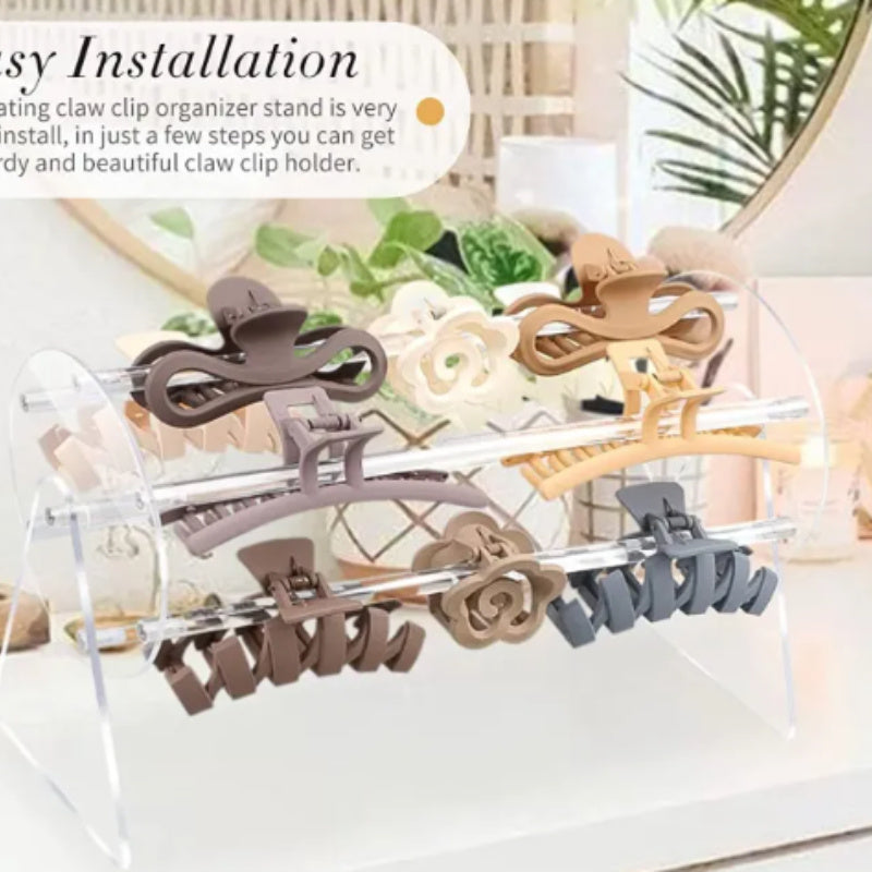 A Rotating Hair Claw Holder