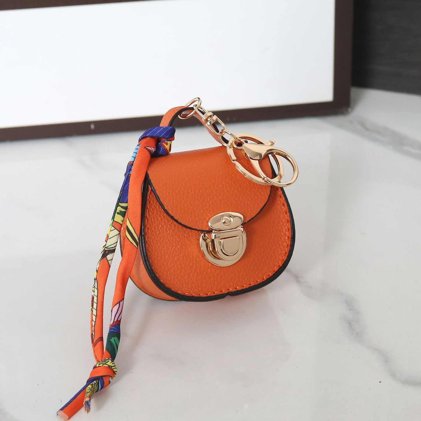 Small Coin Style Purse Pendant Multifunctional Keychain Bag