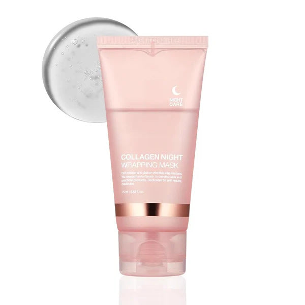 Gesichtsmaske Collagen Wrapping Mask Straffende Elastizität & Feuchtigkeitsversorgung Anti-Falten Für die Hautpflege