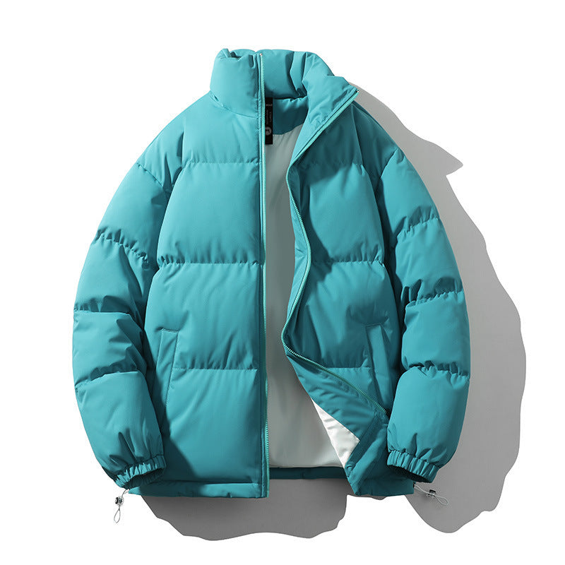 Men's Stand Collar Loose And Warm Down Coat