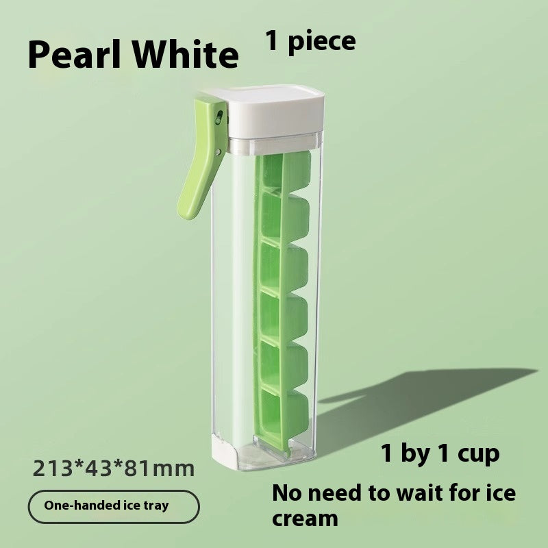 Press Ice Tray Ice Cube Maker Ice Tray Mold With Storage Box