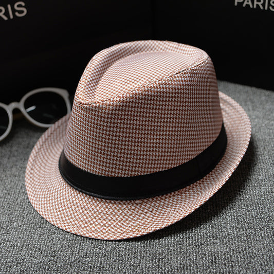British Houndstooth  Sun Hat