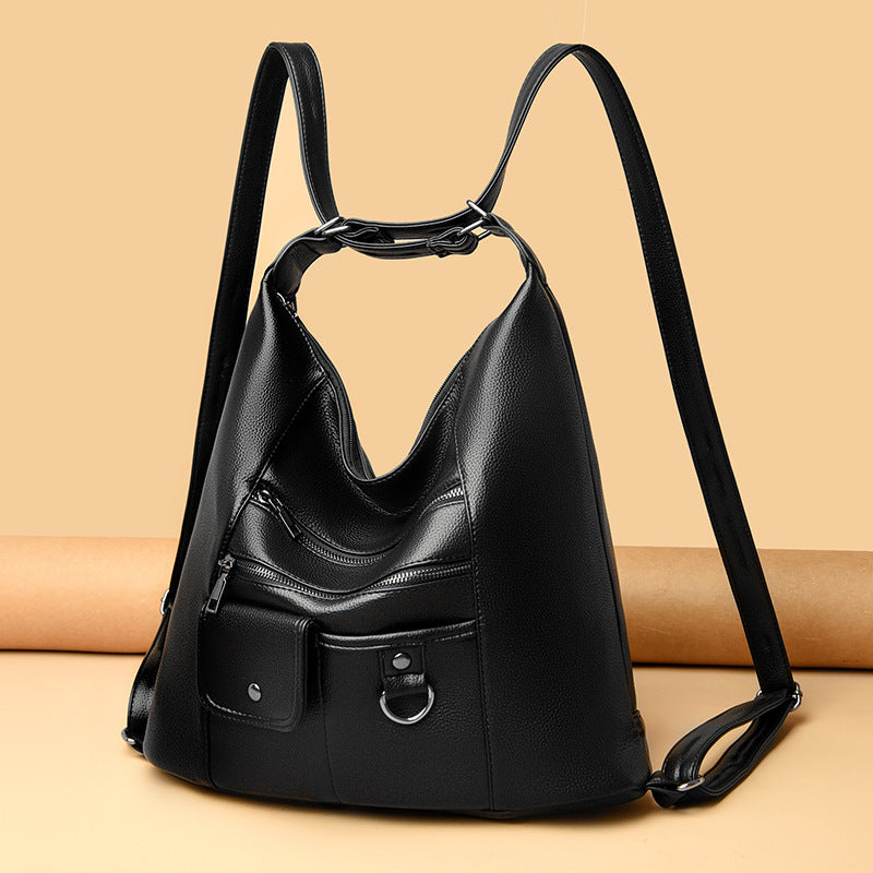 Neue All-in-One-Schulter-, Crossbody- und Rucksacktasche für Damen