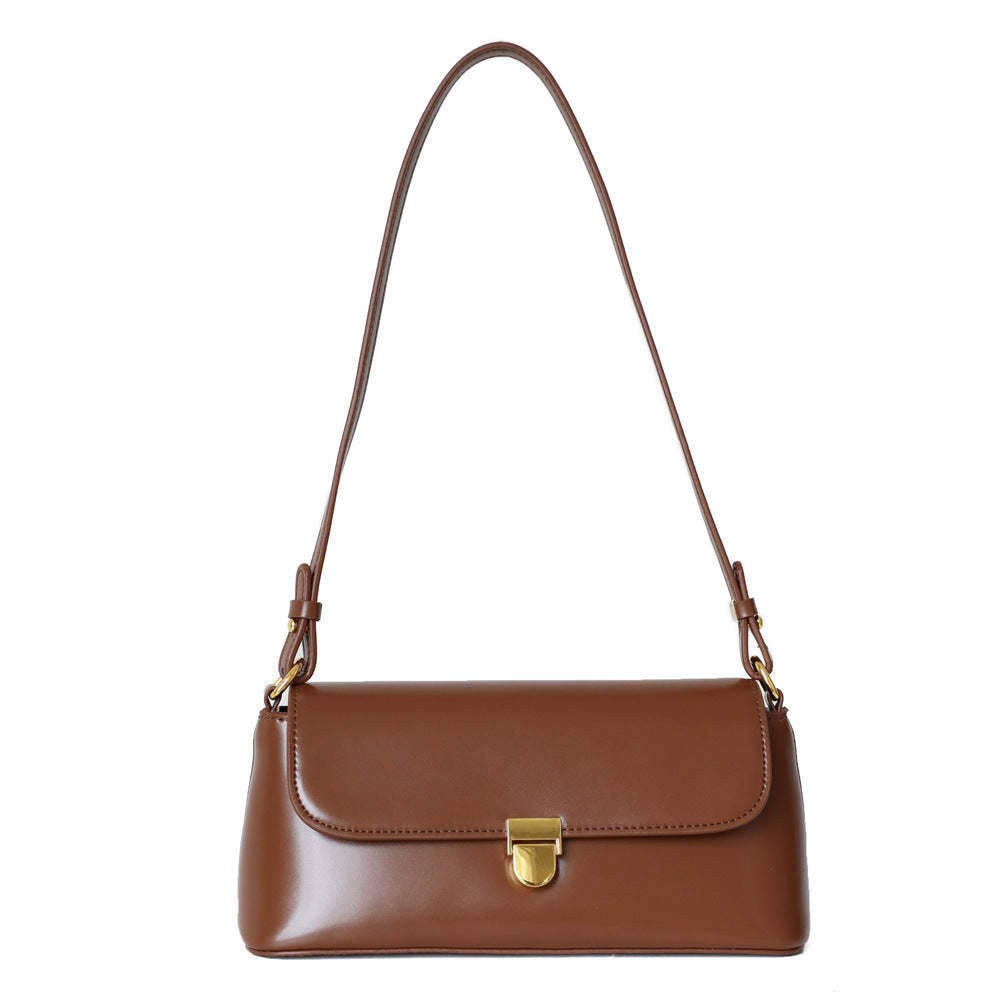 Mode Baguette Retro Leder Achseltasche Schulter