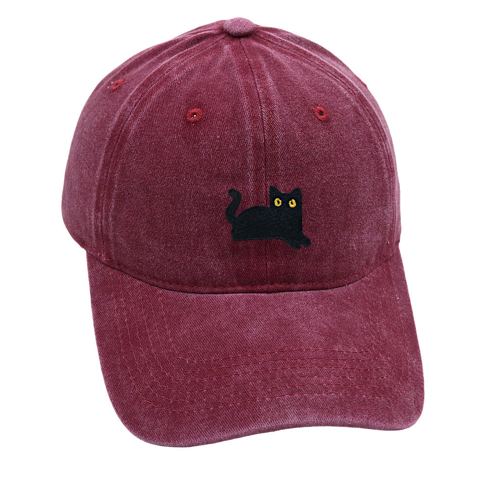 Retro Distressed Men And Women Peaked Cap