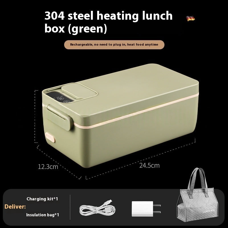 Self Heating Large Capacity Electric Heat Insulation Lunch Box