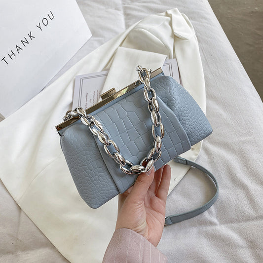 Stone Pattern Small Square Bag