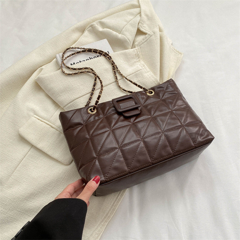 Women New Trendy Chic Chanel-style Rhombus Chain Bag