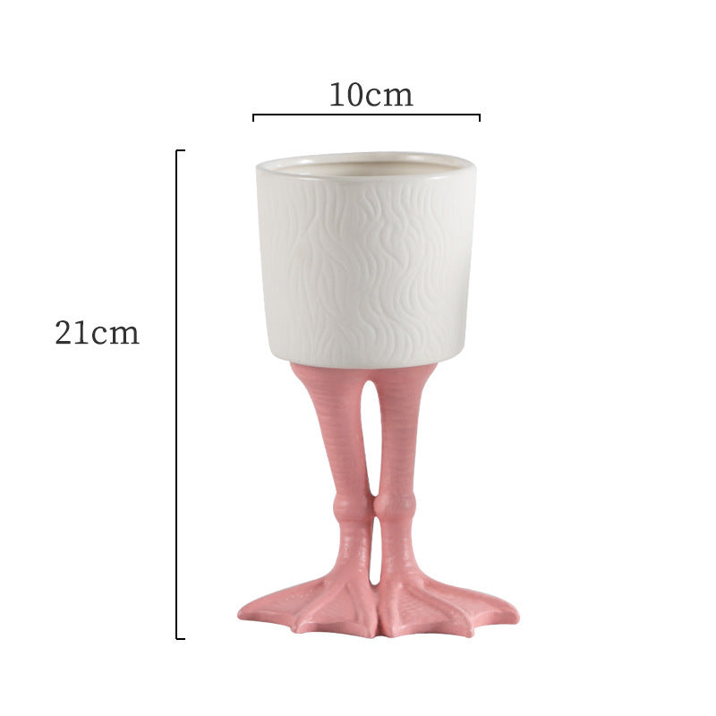 Duck feets Home Soft Decoration Vases