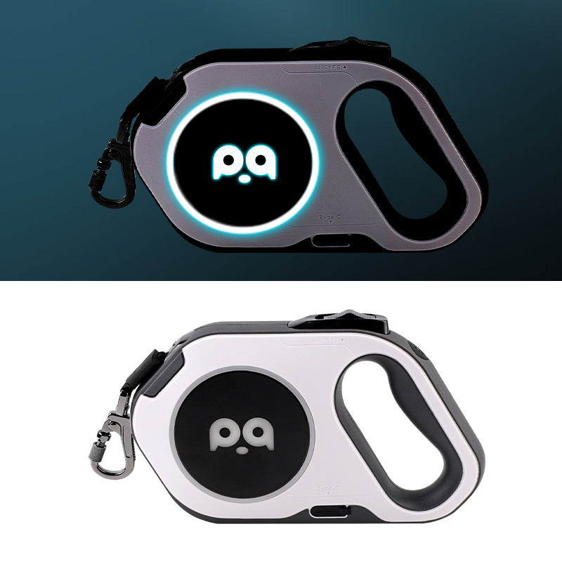 New Automatic Retractable Dog with Leash LED Light