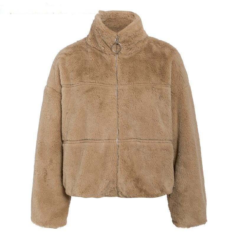 Ladies winter zip-up thermal jacket