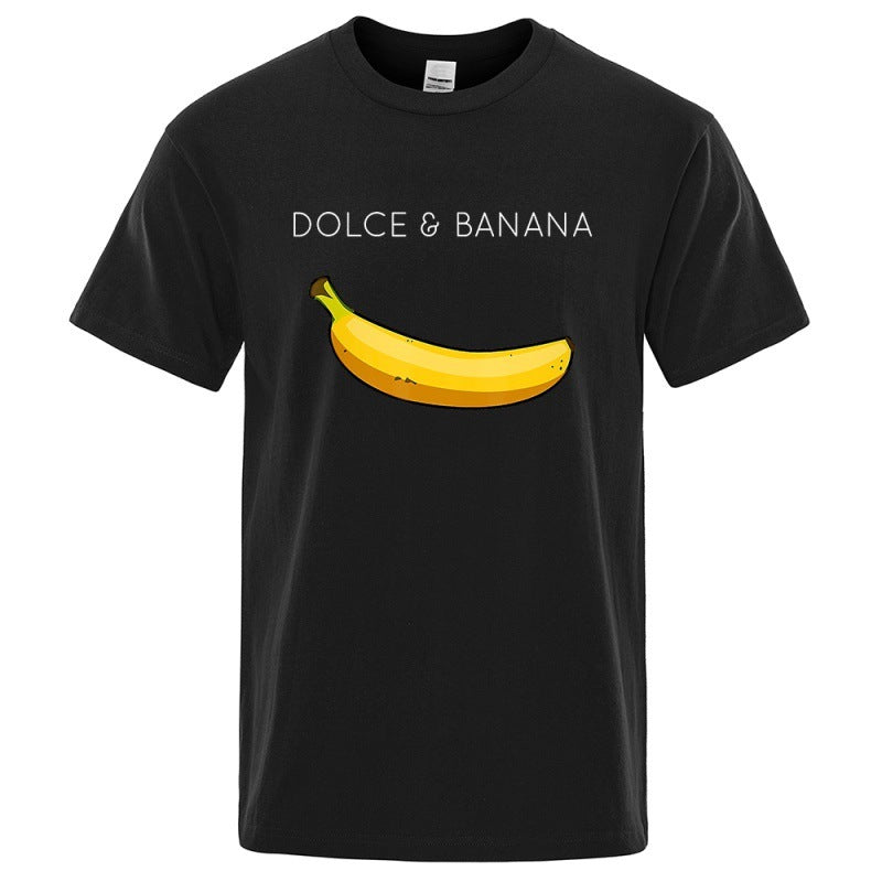 Dolce Banana Fashion Print Men T-shirt