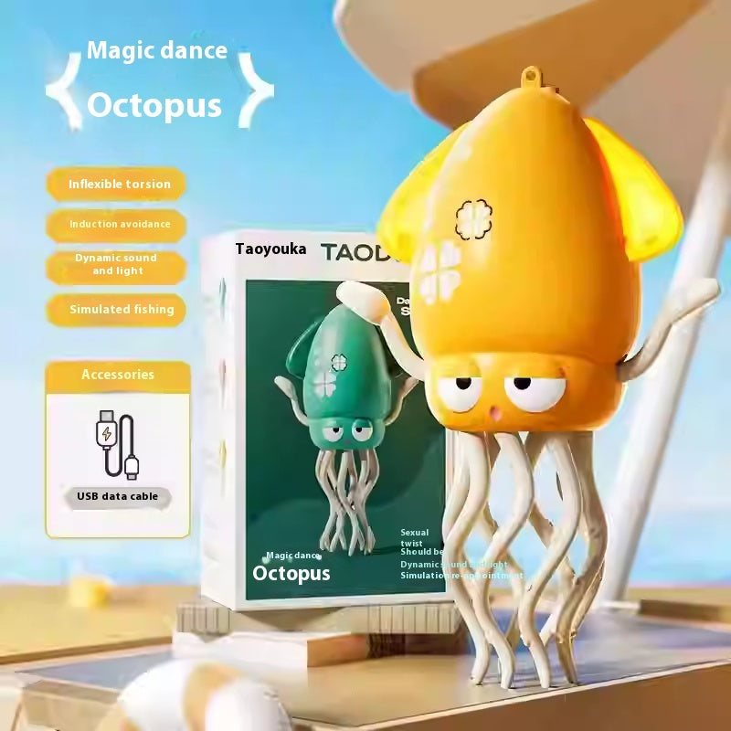 Octopus Automatic Sensing Obstacle Avoidance DancingToy
