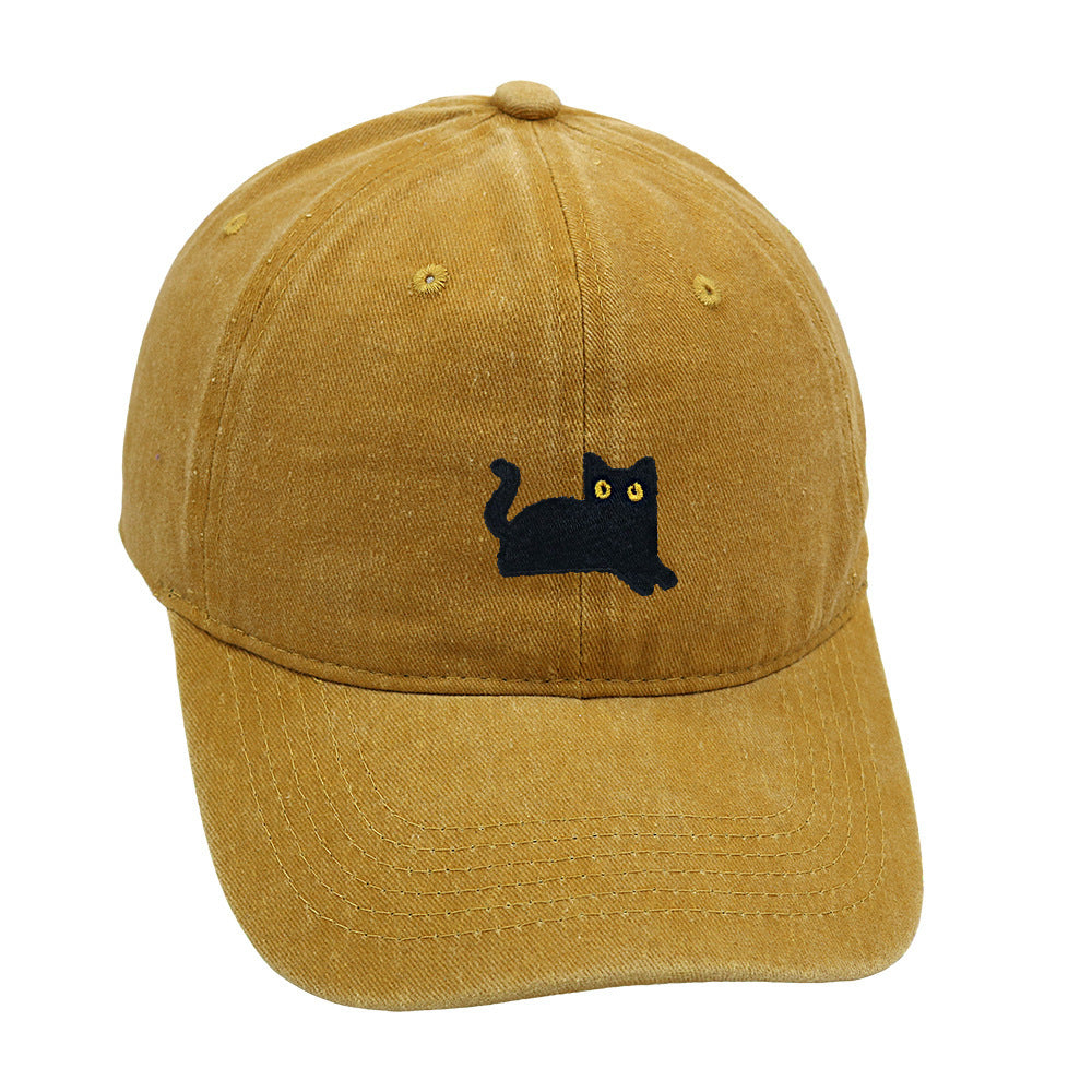 Retro Distressed Men And Women Peaked Cap